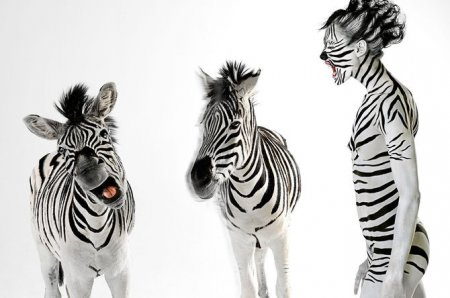 Коллекция “звериного” боди-арта от известного американского фотографа Леннетт Ньюэлл