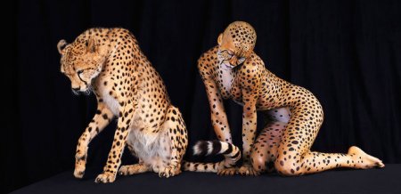 Коллекция “звериного” боди-арта от известного американского фотографа Леннетт Ньюэлл