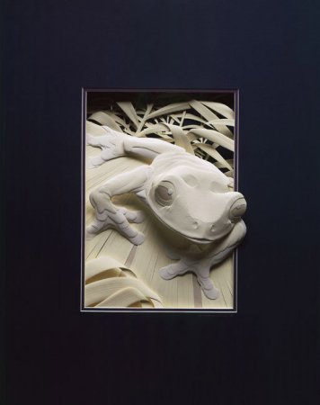 Бумажные трехмерные картины Кельвина Николса